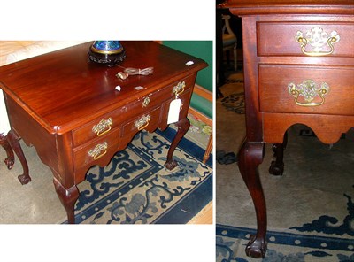Lot 331 - Chippendale Style Mahogany Dressing Table