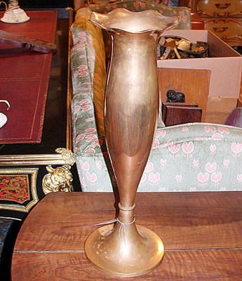Lot 405 - Arts and Crafts Bronze Vase