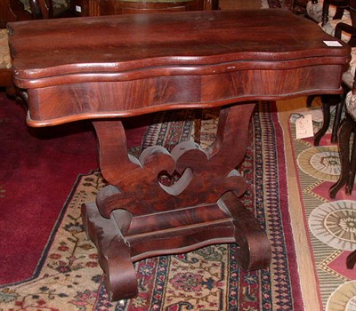 Lot 384 - Victorian Mahogany Games Table