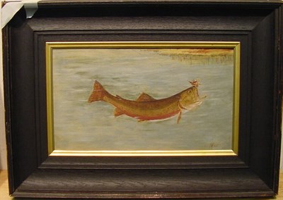 Lot 18 - Frost American, 19th/20th century TROUT Signed...