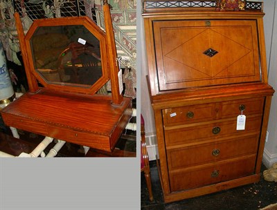 Lot 163 - Biedermeier Style Part Ebonized Maple...