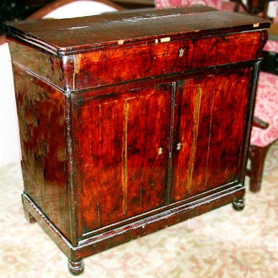 Lot 593 - Empire Style Walnut Credenza