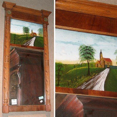 Lot 529 - Federal Style Cherry Mirror