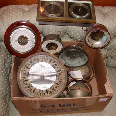 Lot 456 - Miscellaneous Group of Nine Compasses and...