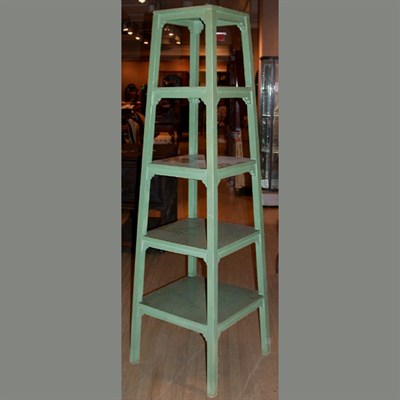 Lot 257 - Neoclassical Style Painted Four-Tier Etagere