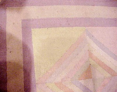 Lot 773 - Dhurrie Rug Approximately 9 feet x 6 feet.