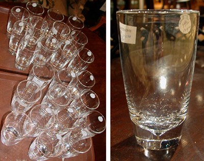 Lot 492 - Set of Steuben Glass Barware Approximately...