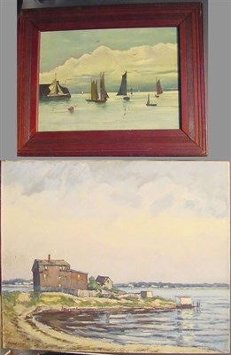 Lot 45 - Bernard I. Green American, 1887-1951 HOUSE ON...