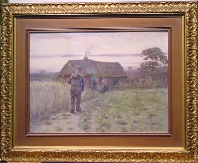 Lot 188 - Hendrik Valkenburg Dutch, 1826-1896 THE RETURN...
