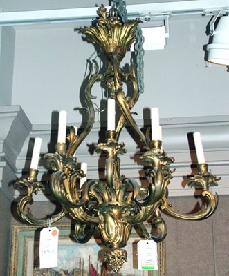 Lot 298 - Louis XV Style Gilt-Bronze Nine-Light...