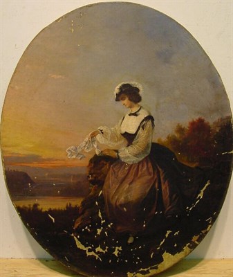 Lot 20 - Carl Happel German, 1819-1915 FAREWELL, MY...