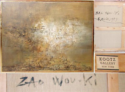 Lot 43 - Zao Wou-Ki Chinese/French, b.1921 UNTITLED Oil...