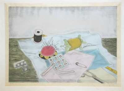 Lot 212 - Tsuguharu Foujita NATURE MORTE AUX FILS ET AUX...