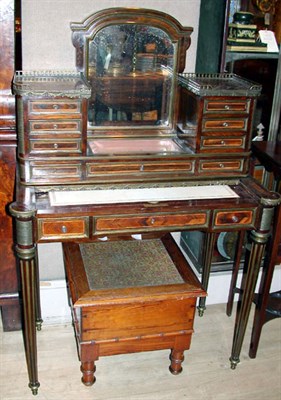 Lot 585 - Louis XVI Style Rosewood and Mahogany...