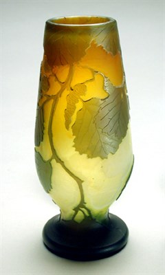 Lot 155 - Legras Cameo Glass Vase Of footed ovoid form,...