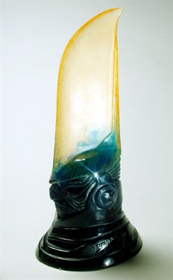 Lot 196 - Daum Nancy Pate De Verre Shamen Sculpture...