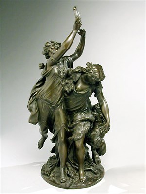 Lot 364 - Bronze Group of Bacchantes After a model by...