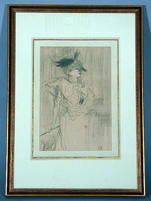 Lot 381 - Henri de Toulouse-Lautrec MADEMOISELLE...
