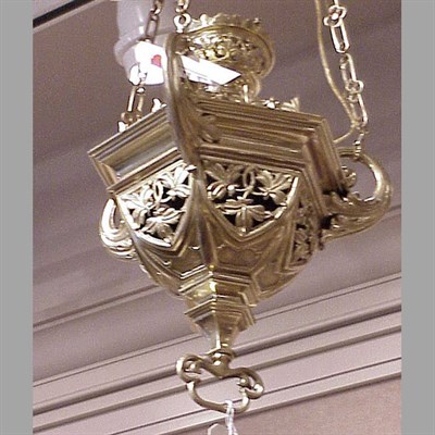 Lot 658 - Renaissance Revival Gilt-Brass Lantern