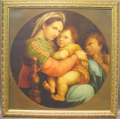 Lot 85 - After Raphael (Raphael Urbanis Sanzio) MADONNA...