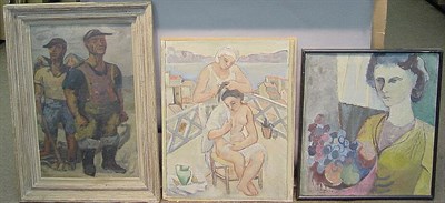Lot 51 - Gerrit Hondius American, 1891-1970 FISHERMEN...