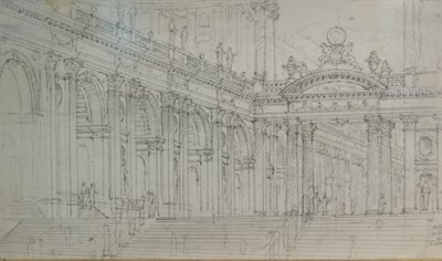 Lot 1005 - Carl Schytz German, 1746-1800 Architectural...
