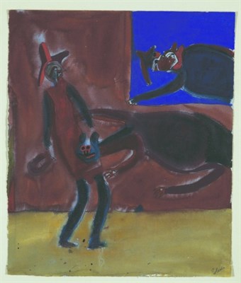 Lot 1147 - Francisco Toledo Mexican, b. 1940 Standing...