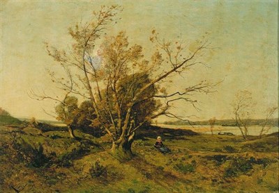 Lot 193 - Henri Joseph Harpignies French, 1819-1916...