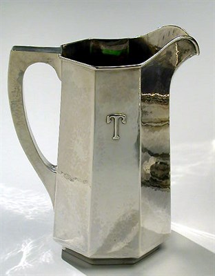 Lot 511 - Kalo Sterling Silver Water Pitcher With...