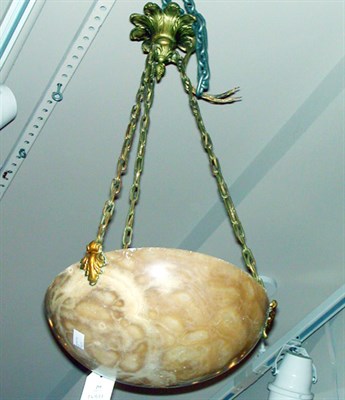 Lot 293 - Art Deco Gilt Bronze Mounted Alabaster...