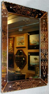 Lot 253 - Art Deco Mirror Of rectangular form, with...