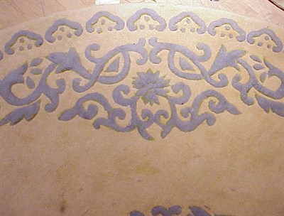 Lot 781 - Hooked Circular Rug Diameter approximately 7...