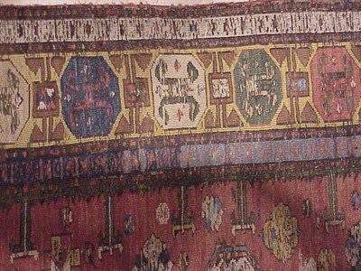 Lot 787 - Soumac Rug Approximately 8 feet 9 inches x 7...