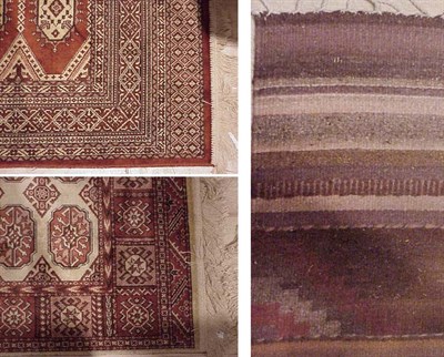 Lot 788 - Two Machine Made Rugs and a Native American...