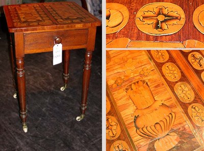 Lot 311 - Inlaid Mahogany Single-Drawer Stand American...