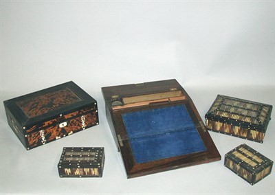 Lot 113 - Miscellaneous Group of Boxes Comprising three...