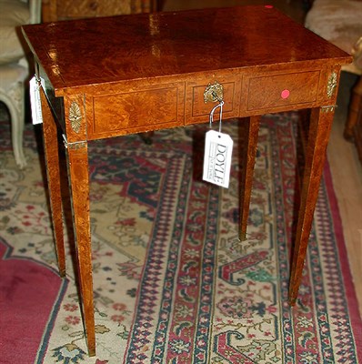 Lot 375 - Empire Style Gilt-Bronze Mounted Burl-Wood...