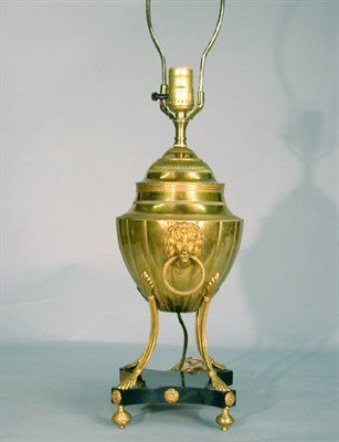 Lot 274 - Regency Style Gilt-Brass Lamp