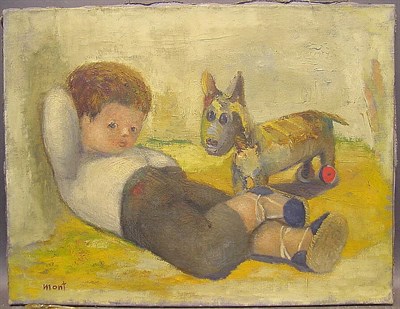 Lot 72 - Montanes Spanish, 20th century GARCON AU...