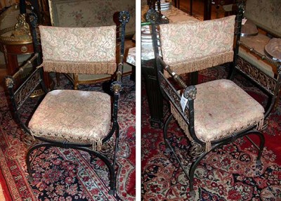 Lot 358 - Pair of Renaissance Style Bronze and Wrought...