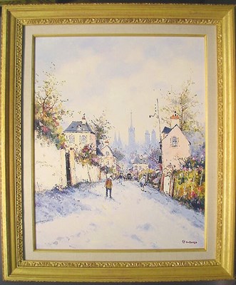 Lot 30 - Jean Pierre Dubord French, b. 1949 LE DESCENTE...