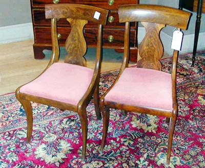 Lot 312 - Set of Six Classical Mahogany Side Chairs 19th...