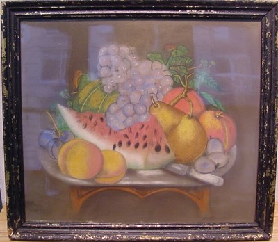 Lot 11 - American School 19th Century STILL LIFE WITH...