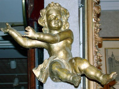 Lot 301 - Louis XV Style Gilt-Wood Cherub
