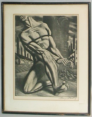 Lot 375 - Harry Sternberg ENOUGH (MOORE 191) Aquatint,...