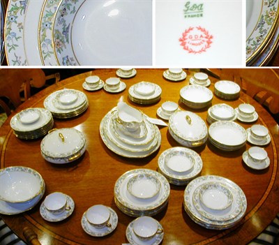 Lot 505 - Limoges Gilt and Floral Decorated Porcelain...