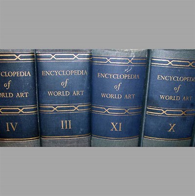 Lot 200 - ENCYCLOPEDIA OF WORLD ART Illustrations. 19...