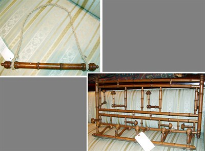 Lot 239 - Group of Four Faux Bamboo Articles Including...