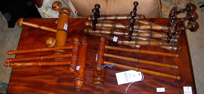 Lot 208 - Group of Four Faux Bamboo Hatracks