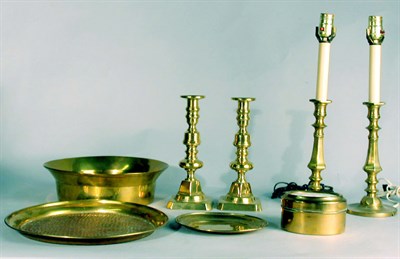 Lot 190 - Miscellaneous Group of Eight Brass Articles...